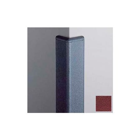 Pawling Surface Mounted Corner Guard 90Deg, 2'' Wings, 4'H W/Caps, Cordovan CG-20R-4-380